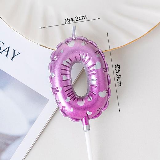 渐变粉气球蜡烛 商品图2