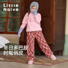 LittleNaive女童多巴胺套头毛衣冬季新款儿童圆领刺绣针织衫上衣 商品缩略图1