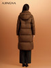 【商场同款】阿菁娜2024冬季新款蓄热抗寒连帽长款羽绒服A29D216059 商品缩略图3