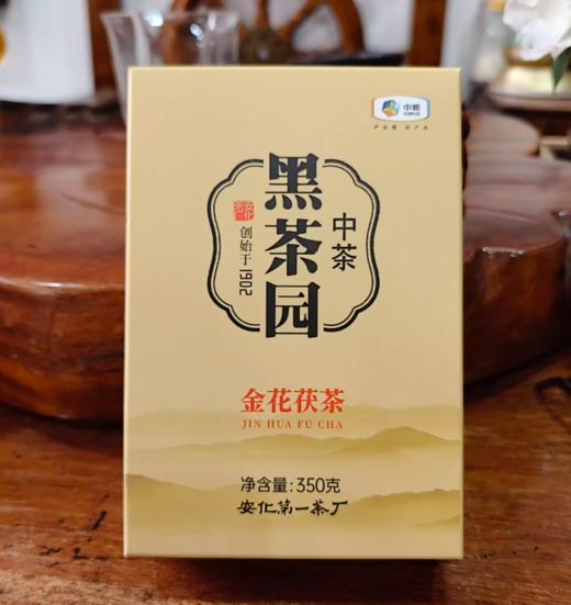 中粮-中茶 安化黑茶中茶金花茯砖茶3年陈350克/金花饱满/原产地直发（新老包装随机发货） 商品图6
