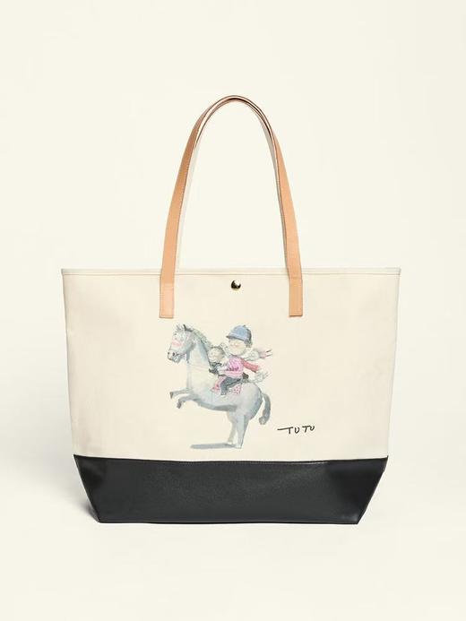 艺术家TUTU联名款网球托特包 商品图0