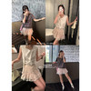 EKOOL4/28新品【秘境爱丽丝】蕾丝提花短款蛋糕裙a字高腰半身裙女 商品缩略图1