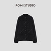 ROMI STUDIO“冬日松弛”绵羊毛纯手工钩针做旧毛织外套 RWBWSY1598 商品缩略图4