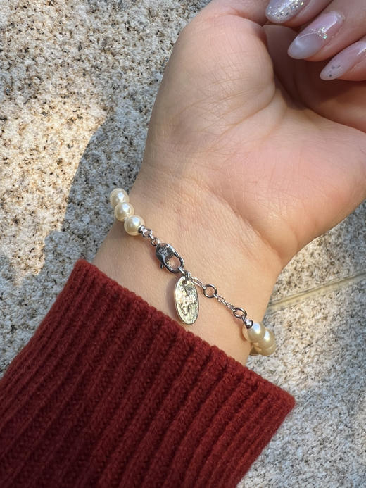 1029-1 圆正 无包装 西太后土星手链 商品图6