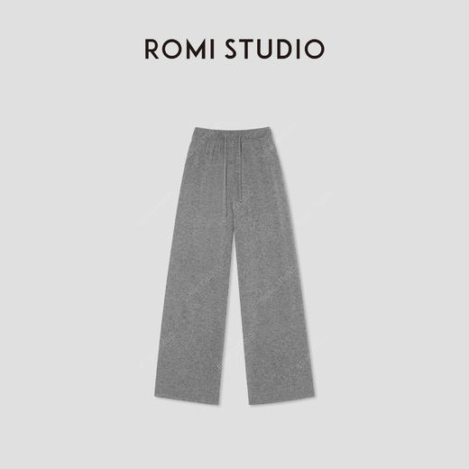ROMI STUDIO“松弛自在”康赛妮山羊绒绵羊毛宽松休闲裤 RWBWXT1527 商品图0