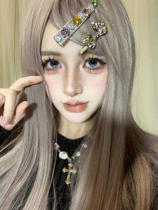 mimipark 美瞳半年抛 花蝶紫罗 直径14.5mm着色13.8mm 商品图2