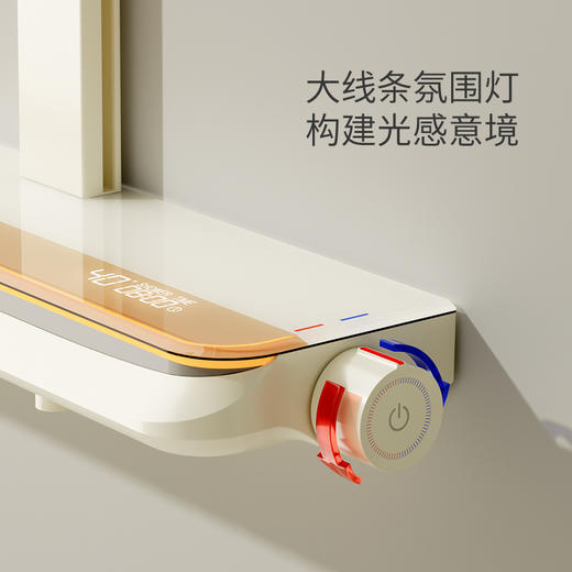 S9置物花洒-方管奶白/枪灰 商品图4