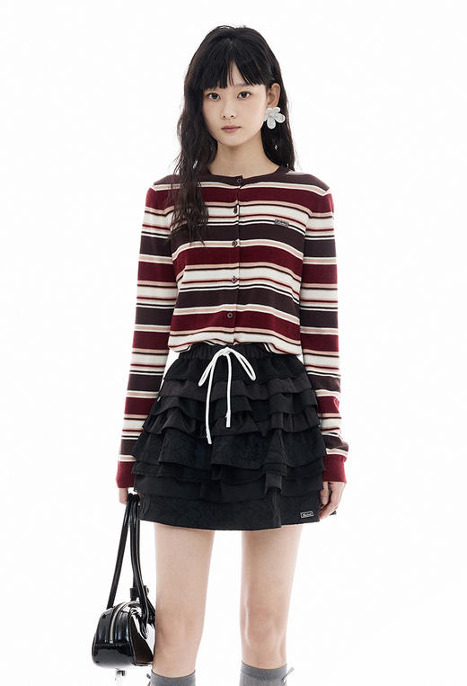 DZZIT2025春季新款美拉德烫钻装饰上衣 商品图3