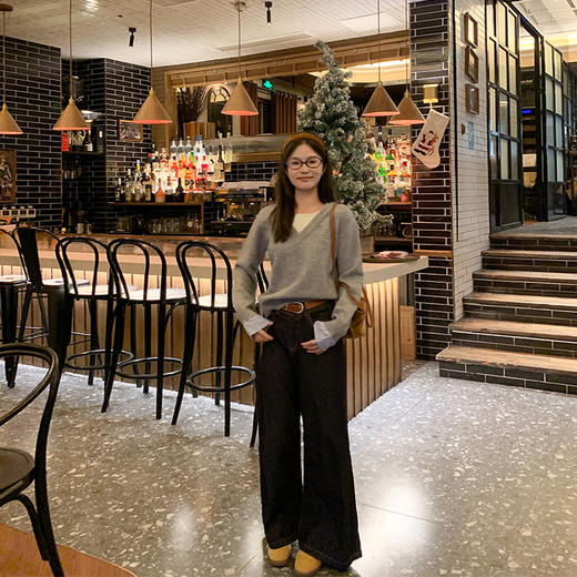 <曾小咸推荐>现货秒杀 ！微信超特价！假两件格子毛衣 日常169.99 立减80 秒杀89.99！！ 商品图2