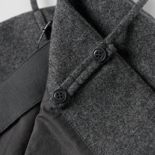 ROMI STUDIO“优雅格雷”山羊绒绵羊毛混纺吊带连衣裙 RW24WLG0015 商品图4