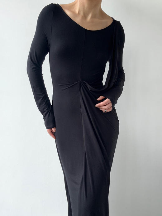 ranyepersonal｜dress 解构针织黑色连衣裙 [ 黑TOUCH24DR03-2 ] 商品图7