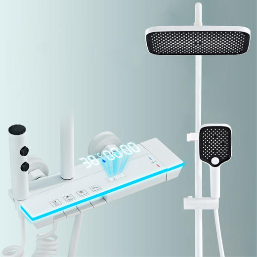 8257兰卡威数显-雅白【铜体】 商品图0