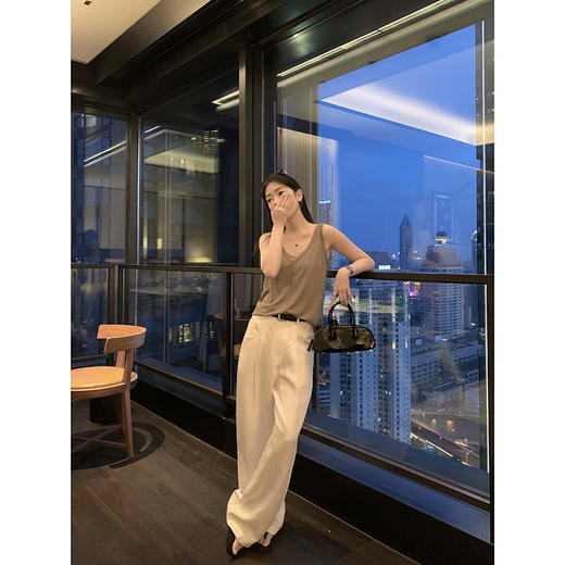 EKOOL5/31新品毕加索线条/莫代尔吊带背心女夏内搭外穿显瘦上衣 商品图2