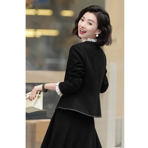 西子/【郁金香】重工羊毛混纺亮丝小香风套装/WTZY004 商品图2
