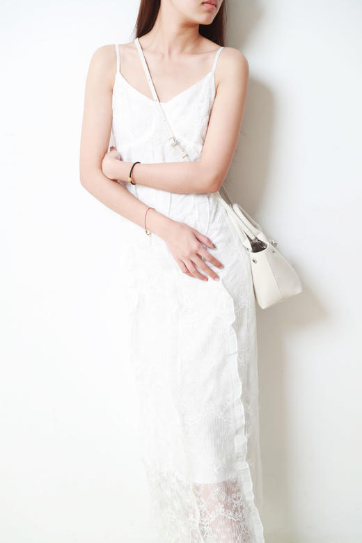 女神竹节扣包一枚，出口法国。盐田港渠道の牛皮革单肩包A122886 商品图11