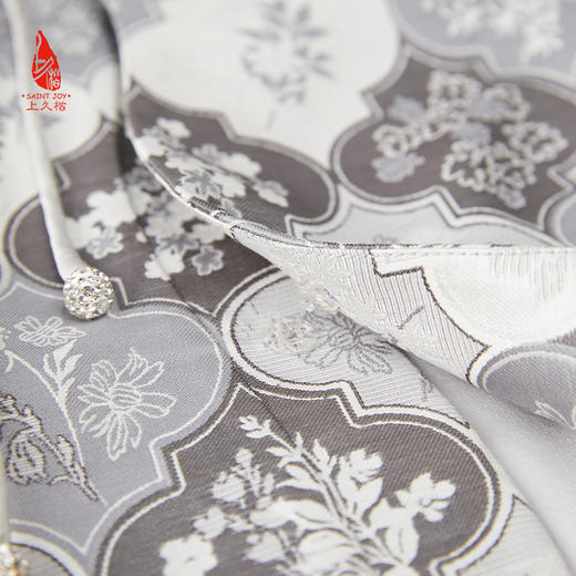 SAINTJOY/上久楷宋锦女式外套  新中式 国潮 繁花簇锦 CY1024207022 商品图6