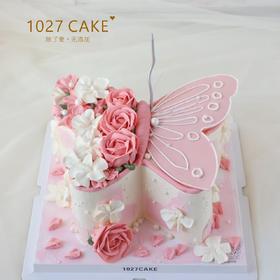 1027CAKE | 蝴蝶造型蛋糕 破茧成蝶  韩式裱花 梦幻款式 （提前预定哦）