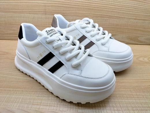 春季新品24130003纯牛皮舒适软底防滑休闲皮鞋女单鞋 商品图4