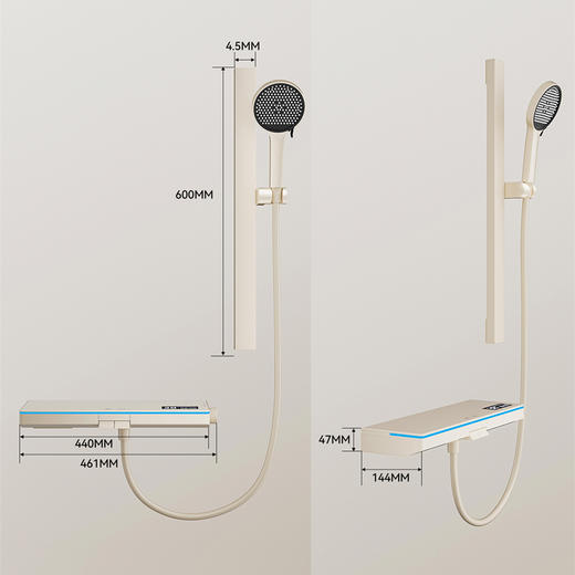 8222卡西欧数显-奶白 商品图5