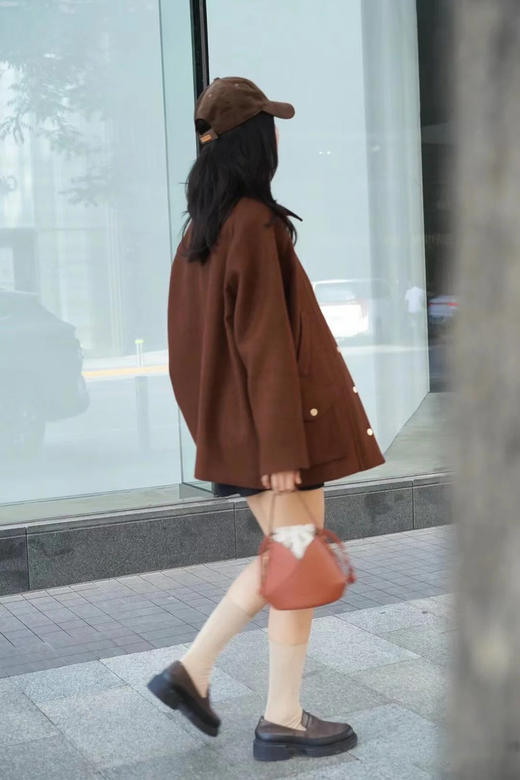 【高品质私服】【IC双面双色羊毛混纺提花中长大衣】富有肌理层次 手感特殊【无标出货 介意慎拍】-CC 商品图10