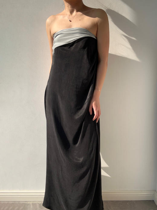 ranyepersonal｜抹胸铜氨黑色连衣裙 [ 黑TOUCH24DR06-2 ] 商品图0