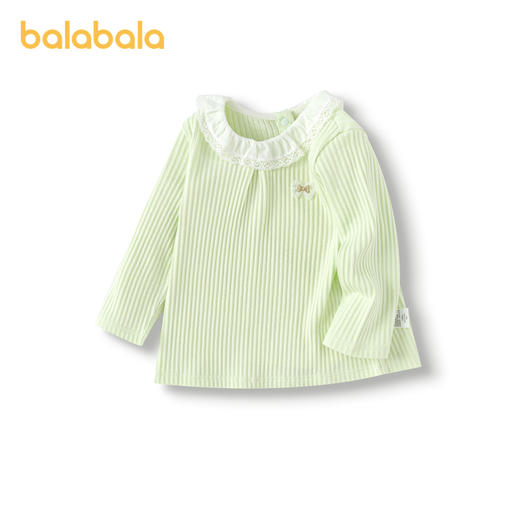 巴拉巴拉童装婴儿衬衫宝宝上衣薄款女童T恤打底衫2025新款春装萌 商品图4