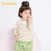 巴拉巴拉童装婴儿衬衫宝宝上衣薄款女童T恤打底衫2025新款春装萌 商品缩略图0