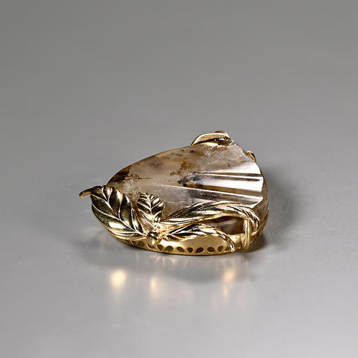 辽代影子玛瑙寿桃项坠 商品图4