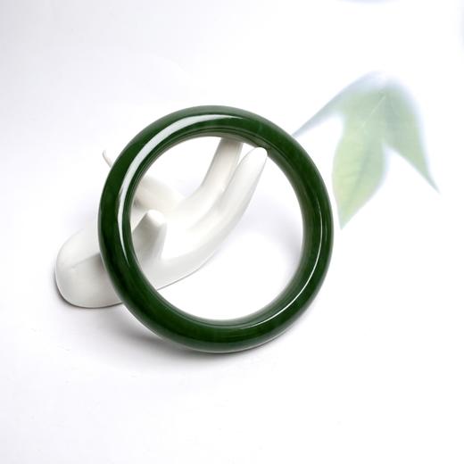 和田玉碧玉猫眼手镯 商品图0