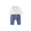 【商场同款】英氏婴儿衣服春夏长袖透气男童连体衣假三件爬服纯棉 商品缩略图4