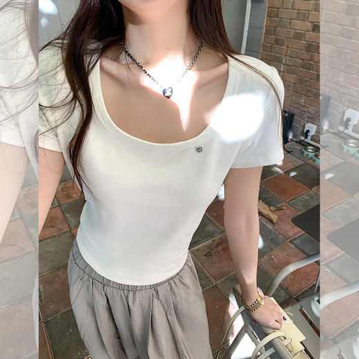 <曾小咸推荐>现货秒杀！最后一波 ！抢到赚到！3色针织修身短袖 日常89.99 立减50 秒杀39.99！ 商品图2