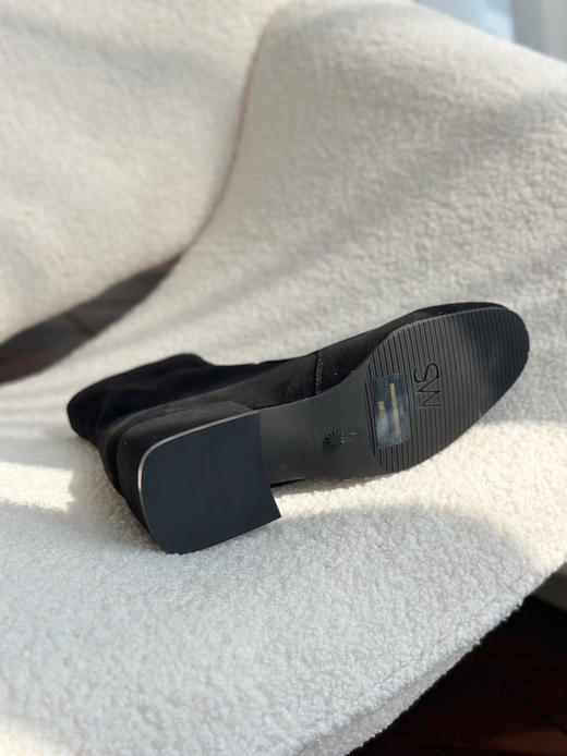 1028-5亏清换工钱 24升级版 SW弹力袜靴 弹力羊猄 大方跟短靴踝靴 炒鸡好穿 商品图6