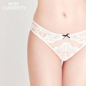 3条98元好奇蜜斯性感超薄蕾丝低腰三角内裤女抗菌纯棉裆纯欲舒适 莫拉