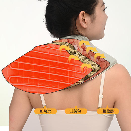 【肩颈热敷包】热敷袋 电加热肩颈椎热 敷盐袋子艾草粗盐海盐热敷包 商品图3