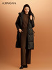 【商场同款】阿菁娜2024冬季新款蓄热抗寒连帽长款羽绒服A29D216059 商品缩略图1