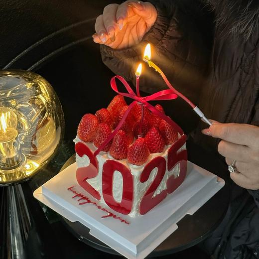 方形2025  跨年蛋糕  （图片6寸） 商品图1