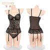 【情趣内衣】霏慕法式优雅宫廷钢圈束身马甲7735 商品缩略图12
