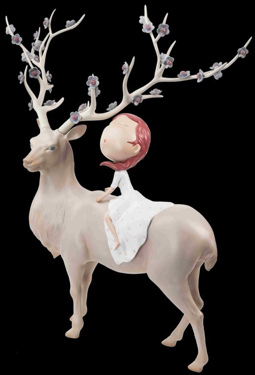 风中的童花/鹿/粉色/99版-吴琼 商品图2