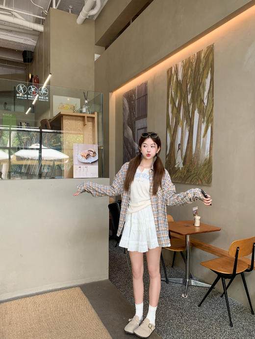 <曾小咸推荐>微信粉丝秒杀专场 仅此今天 活动结束下架【解锁甜酷】2色字母印花打底衫 日常119.99/件 立减60 秒杀59.99/件！！ 商品图7