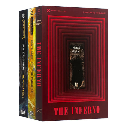 但丁神曲三部 英文原版诗歌 The Inferno Purgatorio Paradiso 地狱 炼狱 天堂  英文版进口文学书籍 商品图1