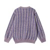 秋冬季新款时尚个性复古混色圆领毛衣慵懒宽松套头针织衫情侣 商品缩略图5