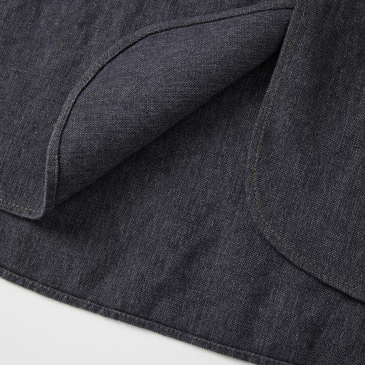 ROMI STUDIO“汉麻甄选”再生环保汉麻肌理感立领衬衫 RW24WSD1012 商品图4