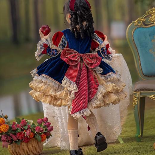 裁缝学苑TQ136公主女童连衣裙洛丽塔裙子纸样儿童新款礼服裙样板 商品图1