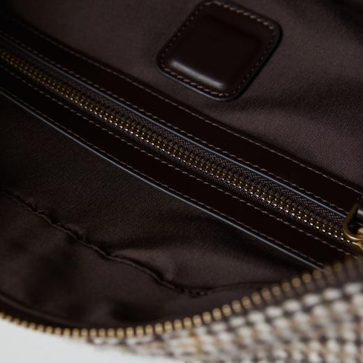 ROMI STUDIO“英伦复古”千鸟格大容量单肩手提公文包 RW24WP31272 商品图4