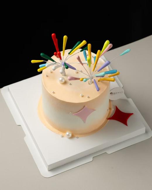 4英寸闪耀新年蛋糕（百分百进口动物奶油） 商品图0