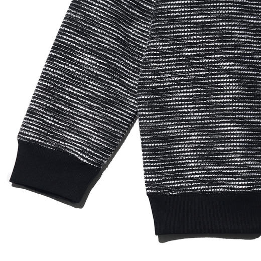 秋冬季新款个性时尚雪花波浪条纹套头圆领卫衣上衣休闲宽松外套 商品图4