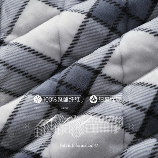 芬腾睡衣男冬季三层夹棉加厚加绒保暖男士青年冬天棉袄家居服套装 商品图1