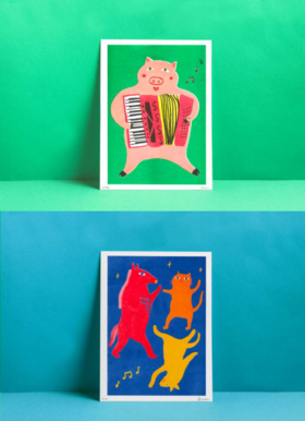 Diandian丨riso A5 印刷画