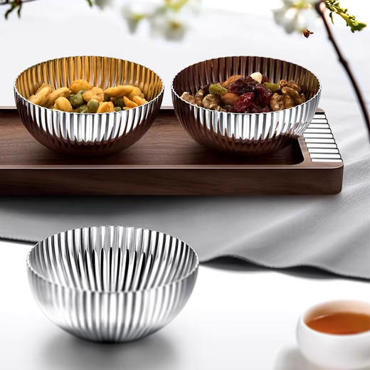 MODERN轻奢胡桃木干果盘家用茶几零食碗创意坚果盘水果盘茶托盘 商品图2