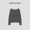 ROMI STUDIO“温暖已至”绵羊毛星云纱一字领软糯毛衫 RWCSST1467 商品缩略图0